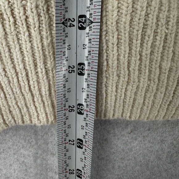 Diffusion Sweater Womens MED Ivory Southwestern Fair Isle Angora Silk Turtleneck - Picture 12 of 14